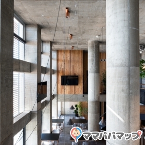 開放的な吹き抜け