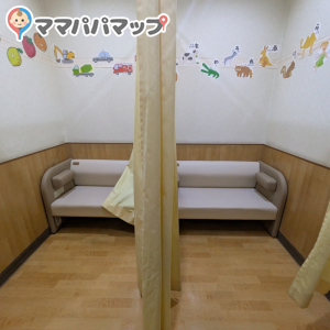 授乳室は2つ。女性のみです