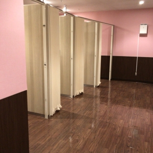 個室の授乳室が4つあります。