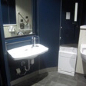 JR小山駅構内(多機能トイレ)のオムツ替え台情報 画像2