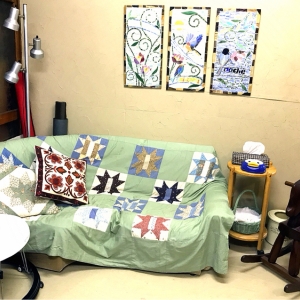オムツ替えエリアの写真です。