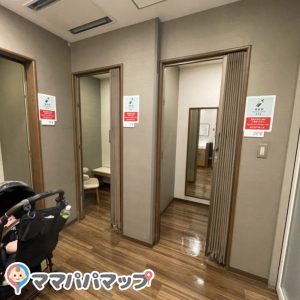 銀座三越(9階)の授乳室・おむつ替え台の写真(1枚目)