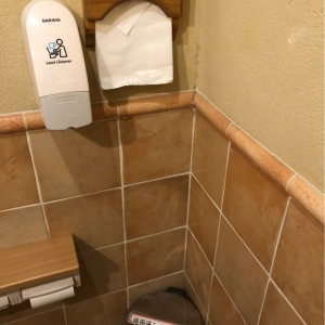 女性用トイレ内