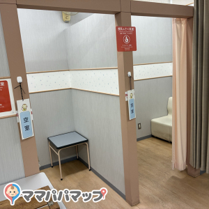 個室の授乳室