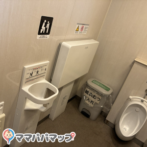 新世界ゲート横トイレの授乳室・おむつ替え台の写真(2枚目)