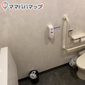 男子トイレ女子トイレにはなくて多目的トイレにありました