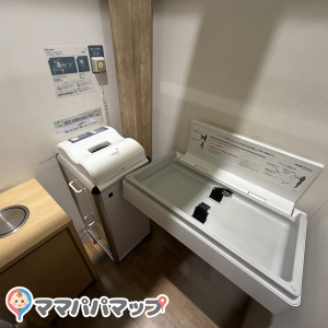 イオンモール 3階 フードコート(3F)の授乳室・おむつ替え台の写真(2枚目)