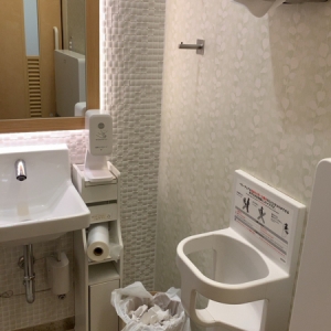 ベビーカーごと入れます