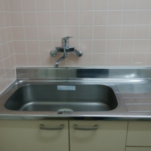 水洗シンク、コンセント