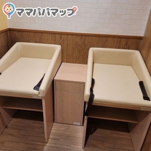 オムツ交換台は2台