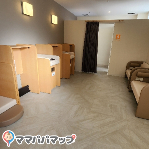 ベビーカーで行っても広々とした空間があります！