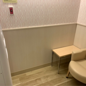 個室は鍵がかけられます