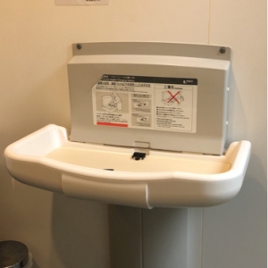 新宿野村ビル(B2　多目的トイレ)のオムツ替え台情報 画像1