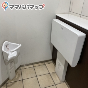 女性トイレの個室内