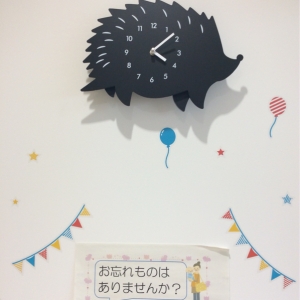 時計も可愛い