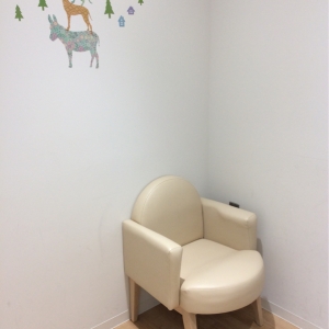 部屋が広く、ベビーカーも入れる