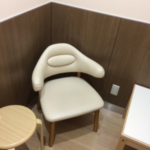 ベビーカーでも入れる広さ。