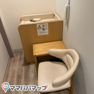 三鷹駅(改札内アトレヴィ三鷹4F)の授乳室・おむつ替え台の写真(3枚目)