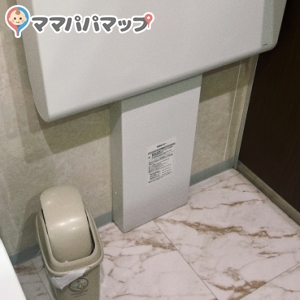 1F女性トイレ内の個室にあります