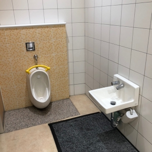 子ども用トイレと、大人用トイレもあります