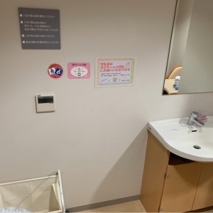 葛飾区立中央図書館(3F児童コーナーそばのトイレ)の授乳室・オムツ替え台情報 画像4