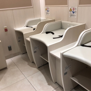 オムツ台3台。ベビーカーを入れるのは厳しいです。