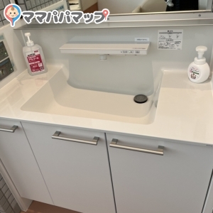 洗面台もついてます