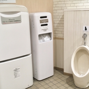 イオン板橋前野町店(B1F 女性トイレ内)のオムツ替え台情報 画像1