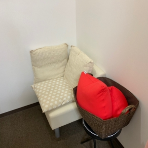 クッション等も貸していただけます。