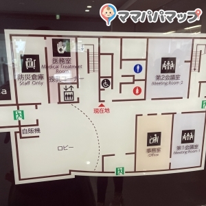 医務室の一部に授乳コーナーがあります。