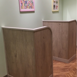 仕切りのみ3部屋