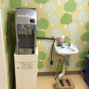 調乳用お湯とシンク