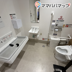 そよら新金岡（1Fトイレ）のオムツ替え台情報 画像1