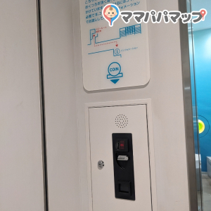 入口のコイン投入口