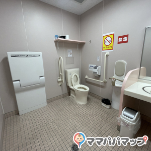 写真のような多目的トイレが2つ