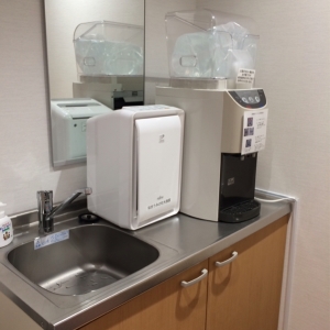 調乳用のお湯とシンク