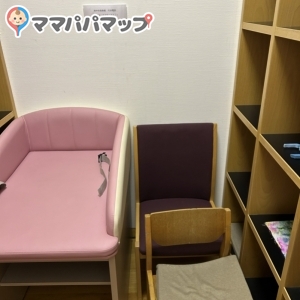 美術館1階右奥の授乳室
