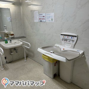 おむつ台は年季が入っている印象