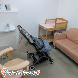 ベビーカーを入れても余裕のある広さ