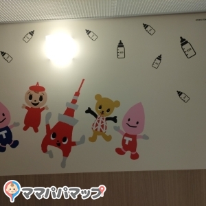 壁は東京タワーのキャラクターがいます