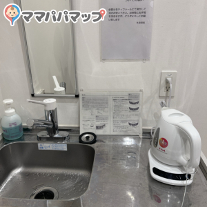 調乳用のケトルがありました