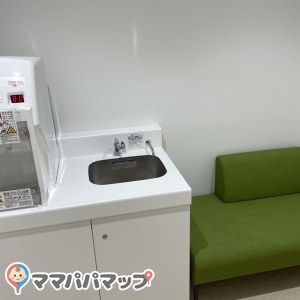 調乳スペースも清潔感がありました。