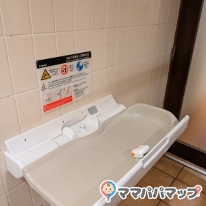 コンパクトなおむつ台。まわりにスペースがあるので良いです。