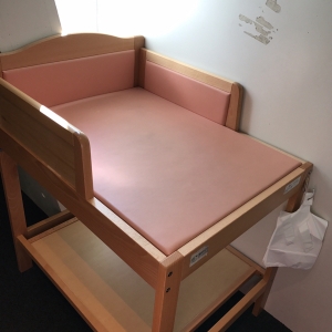 九十九島温泉花みずきサスパ(多目的トイレ内)のオムツ替え台情報 画像1
