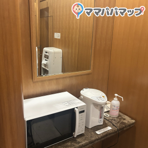 THE SAIHOKUKAN HOTEL | 犀北館 | サイホクカン(1F)の授乳室・おむつ替え台の写真(2枚目)