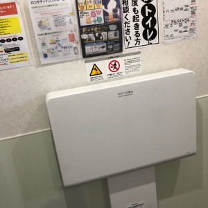 台は拭き掃除されてそうな感じ