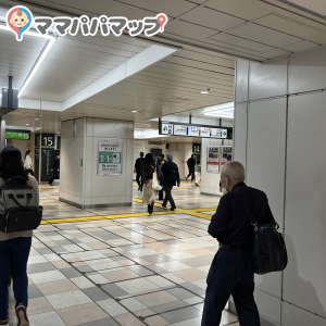 山手線近くエレベーター前