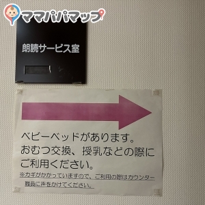 福井市立みどり図書館(1F)の授乳室・オムツ替え台情報 画像2