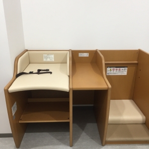 荷物も置けて便利でした