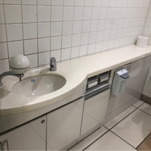 福屋八丁堀(8F ファミリートイレ)の授乳室・おむつ替え台の写真(1枚目)